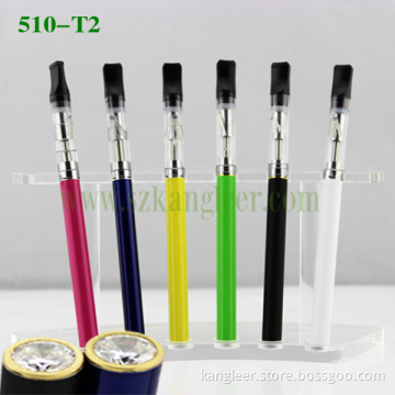 2013 New Product 510-T2 E Cigarette with Clearomizer and 280mAh Six Colors Battery